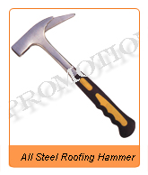 All Steel Roofing Hammer with Double Colors TPR Handle